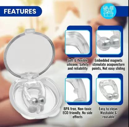 Anti Snoring Nose Clip Device